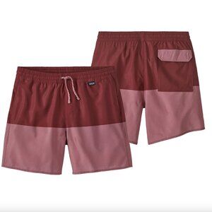 Patagonia Hydropeak Volley Shorts 16" Burgundy/Pink NWOT Sz XS
